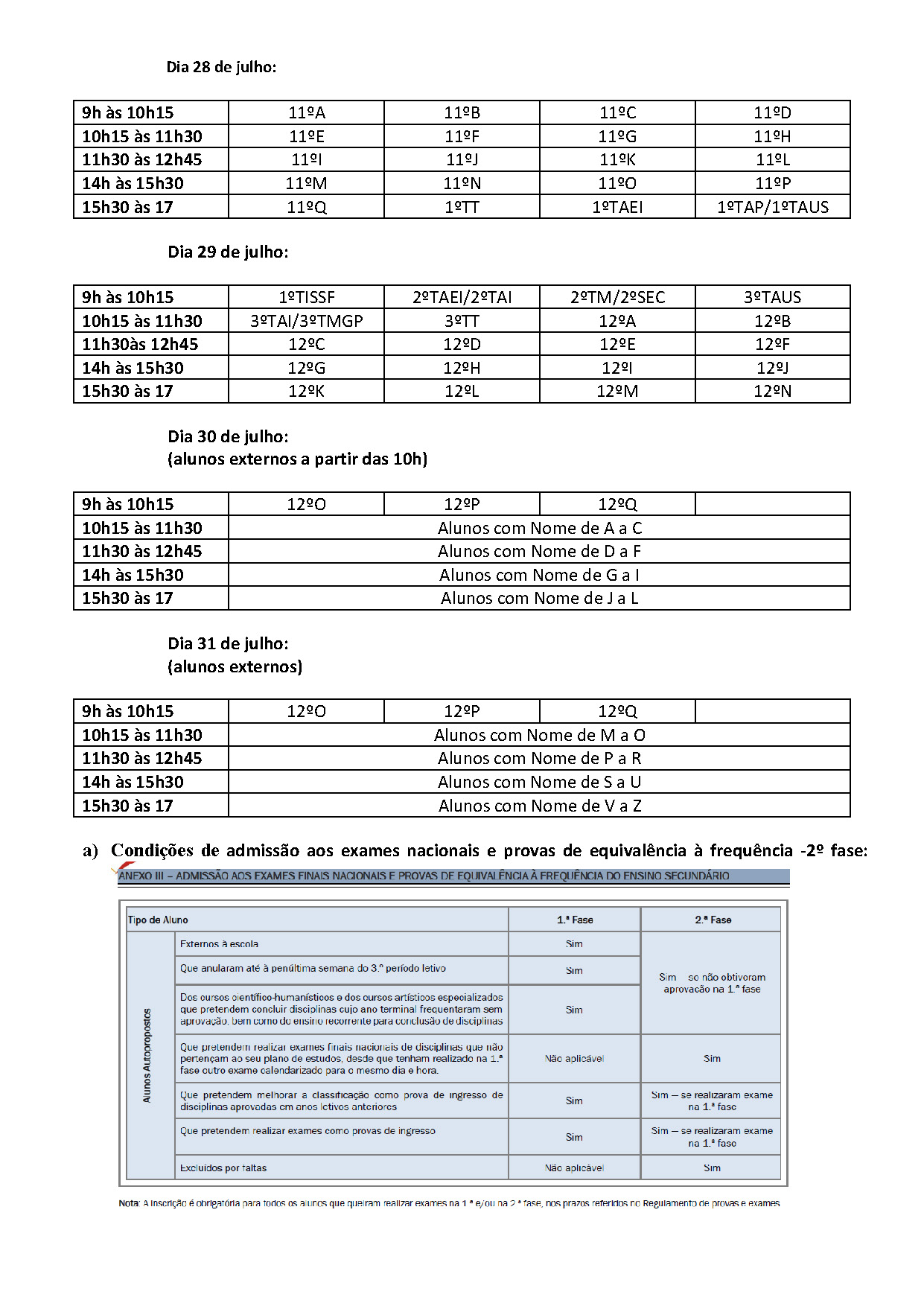 Texto para o Site do AGML Nova Insc EXAMES 2fase retificado Página 2