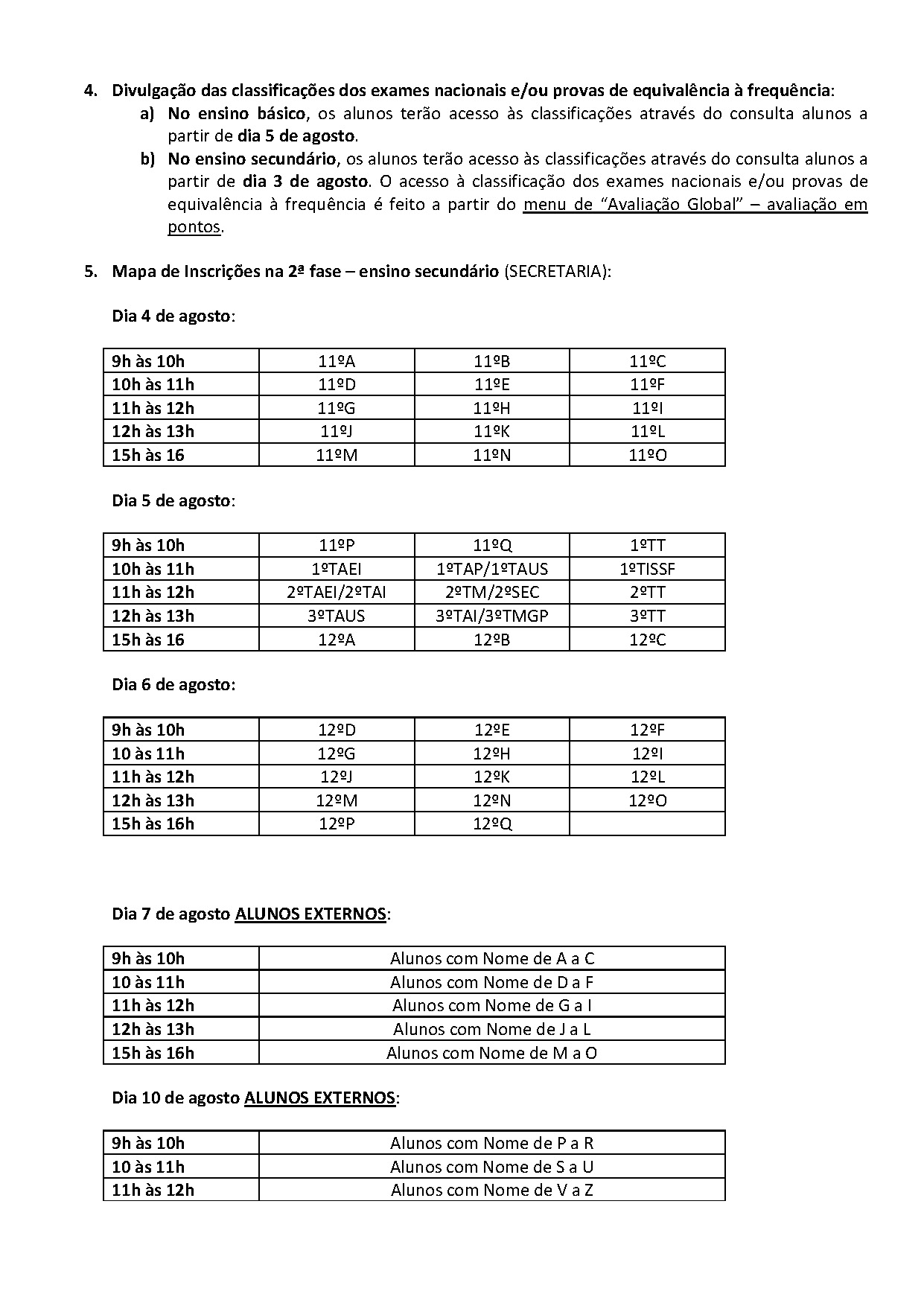 Texto para o Site do AGML Nova Insc EXAMES 2fase retificado Página 3